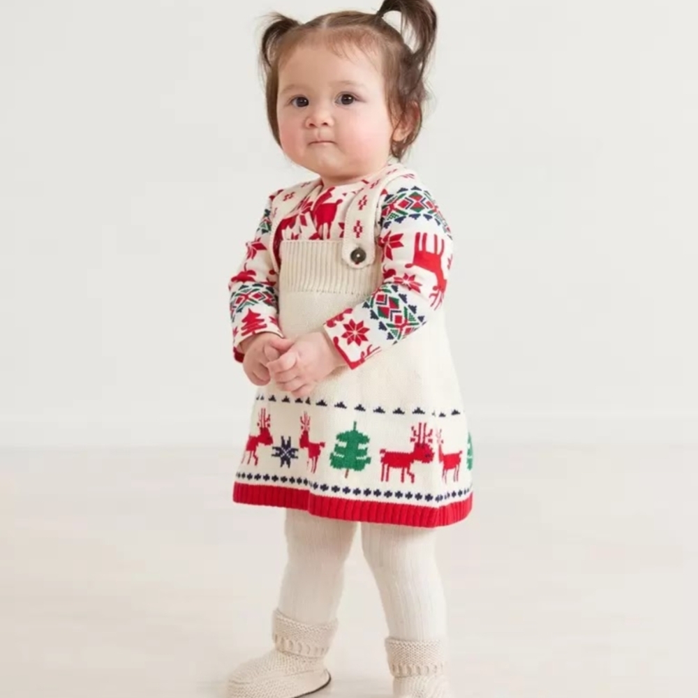 New Hanna Andersson Dress And Bodysuit Set